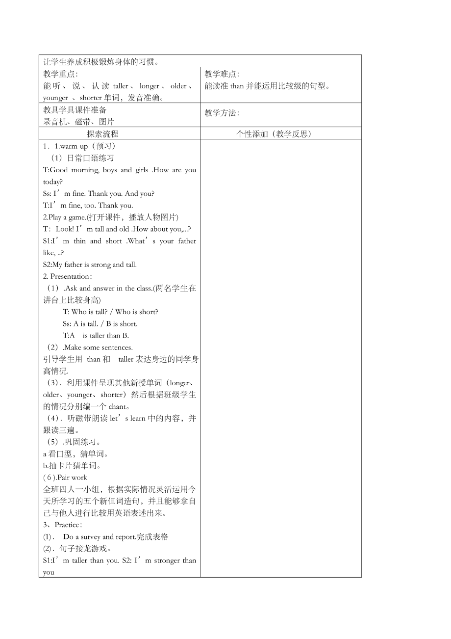 新人教版六年级英语教案下册(全册).doc_第2页