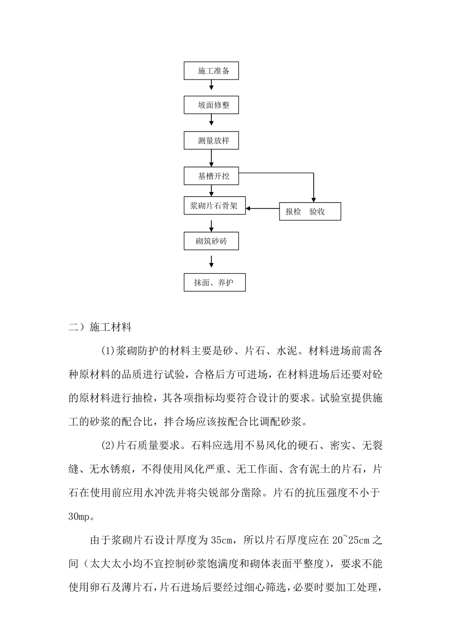 路基边坡浆砌片石拱型骨架护坡施工总结.doc_第3页