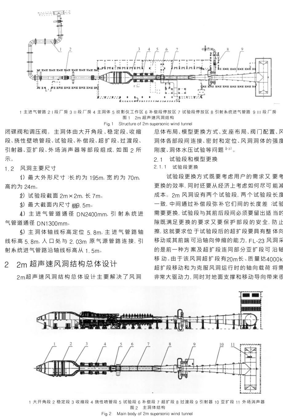 2m超声速风洞总体结构设计.doc_第2页