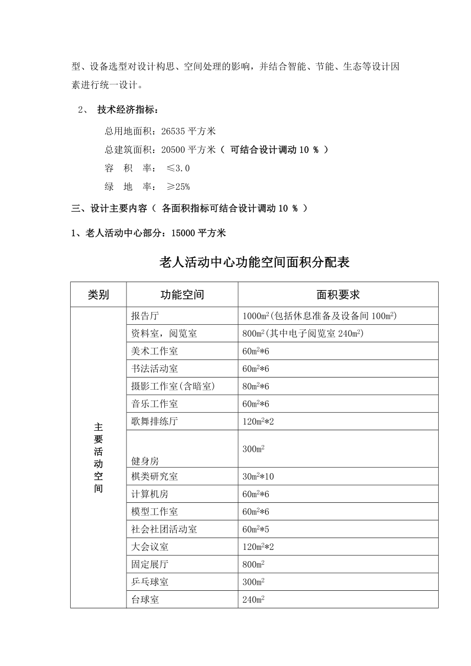 北方老人中心毕业设计任务书.doc_第2页