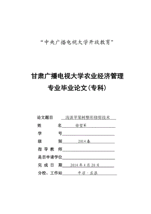 一村一名大学生毕业论文.doc