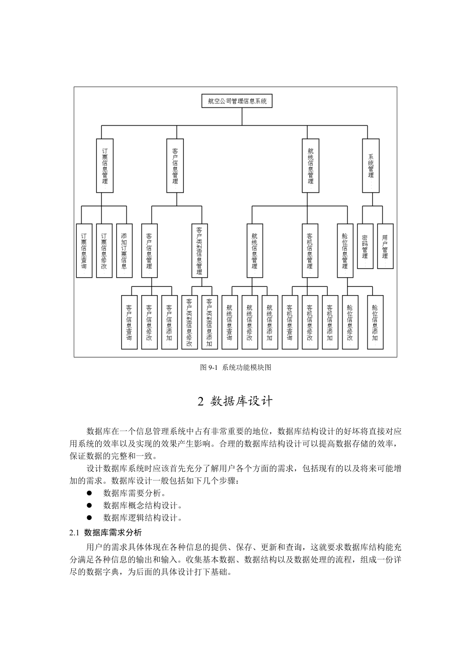 航空公司管理信息系统毕业论文.doc_第2页