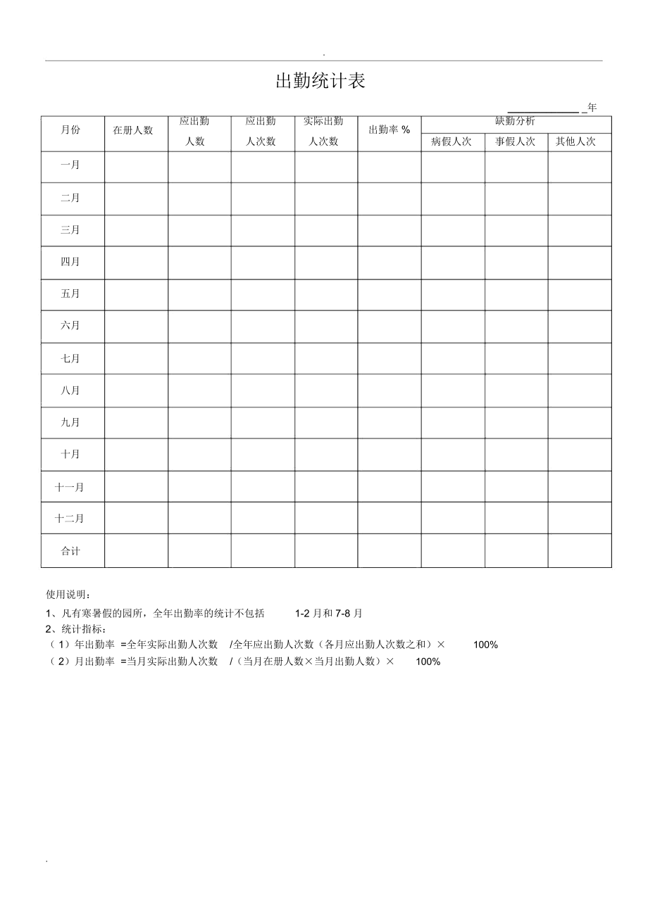 幼儿园专用表格大全.docx_第2页