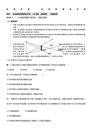 高三物理选修3-4复习讲义(光学部分).doc