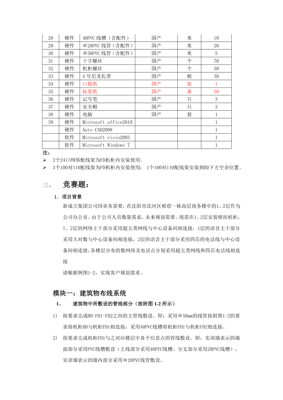 辽宁(中职)网络综合布线试题.doc_第2页