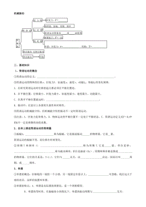 高二物理第九章机械振动知识点及习题练习+单元练习(含答案).doc