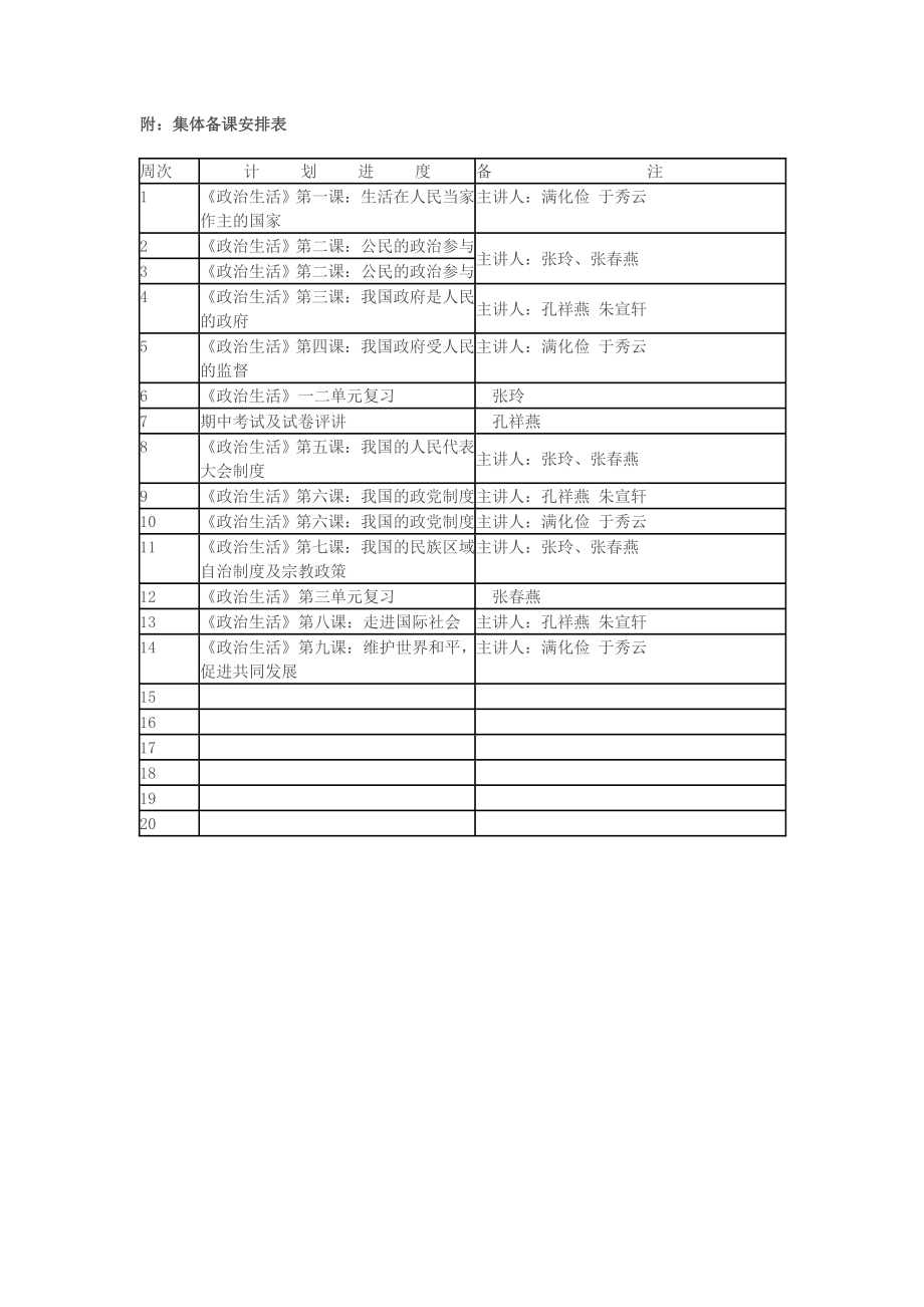 高一政治备课组下学期工作计划.doc_第2页