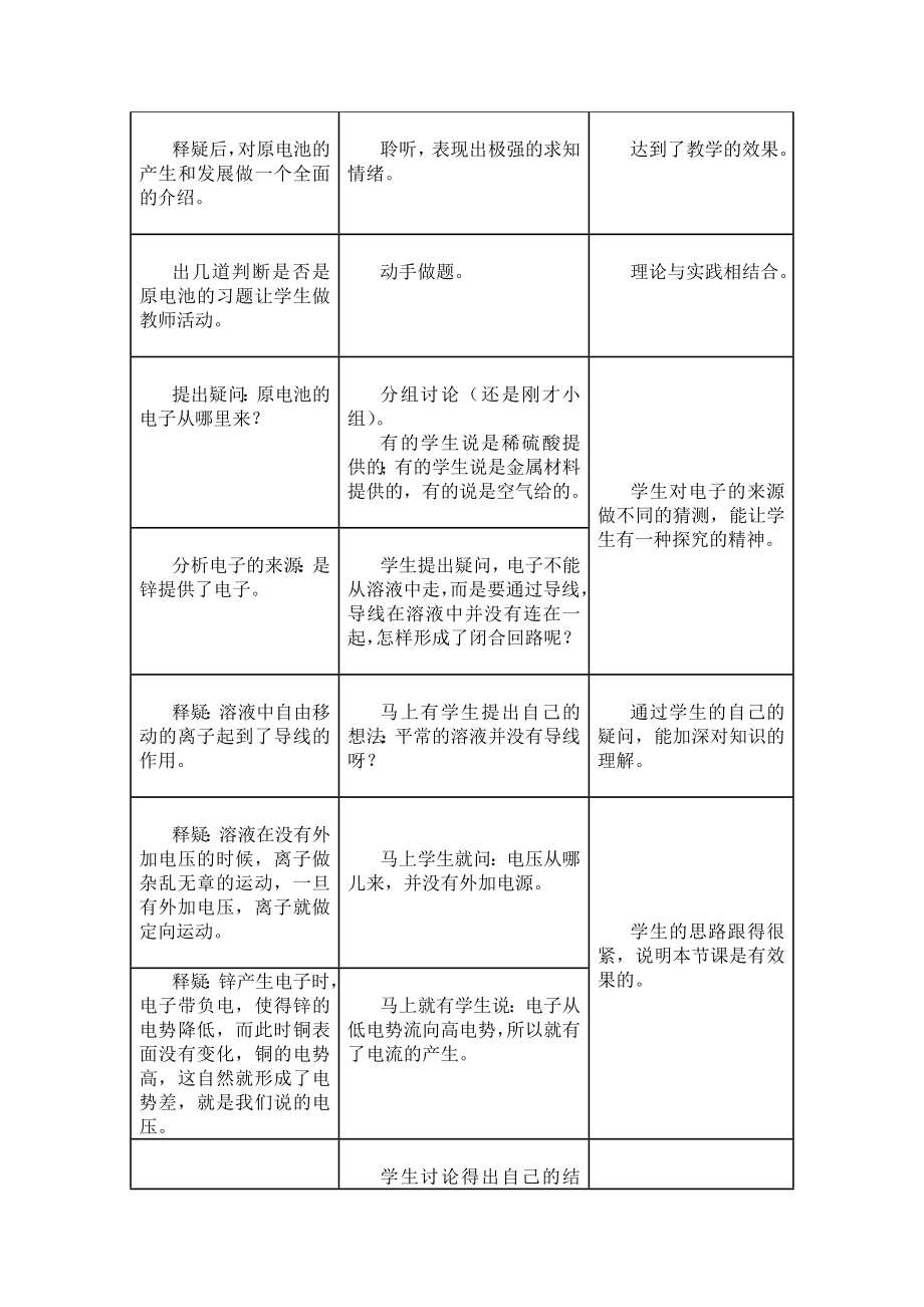 新苏教版高一化学必修二《原电池》教学设计.doc_第3页