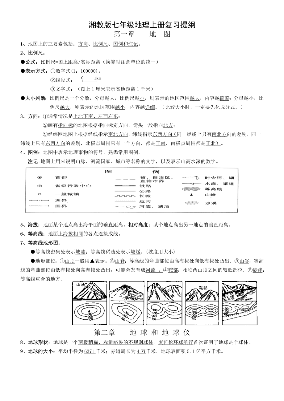 北师大株洲附属学校初二地理背记手册全国通用.doc_第1页