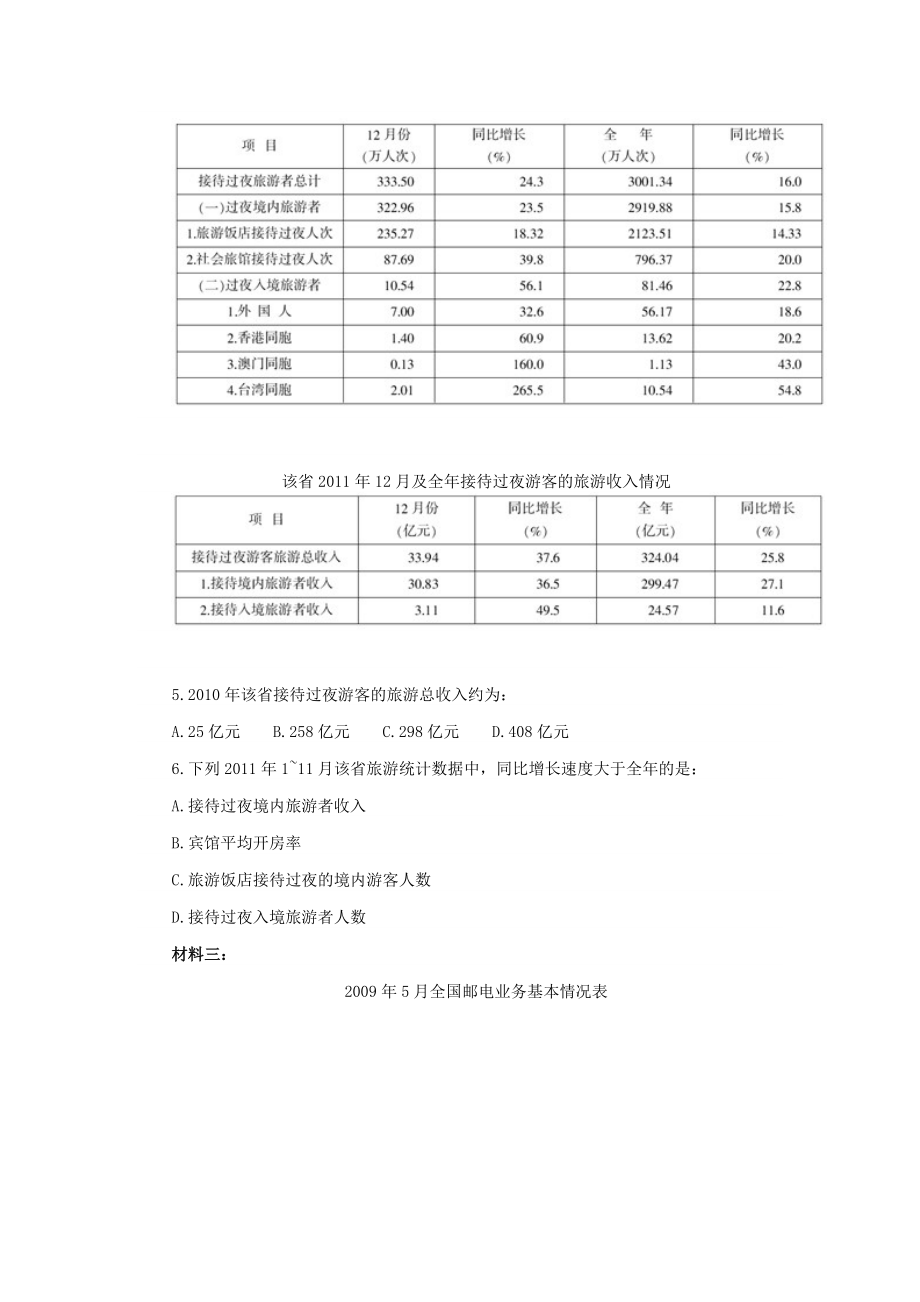 国家公务员考试行测暑期炫酷备考资料分析：同比计算练习题.doc_第2页