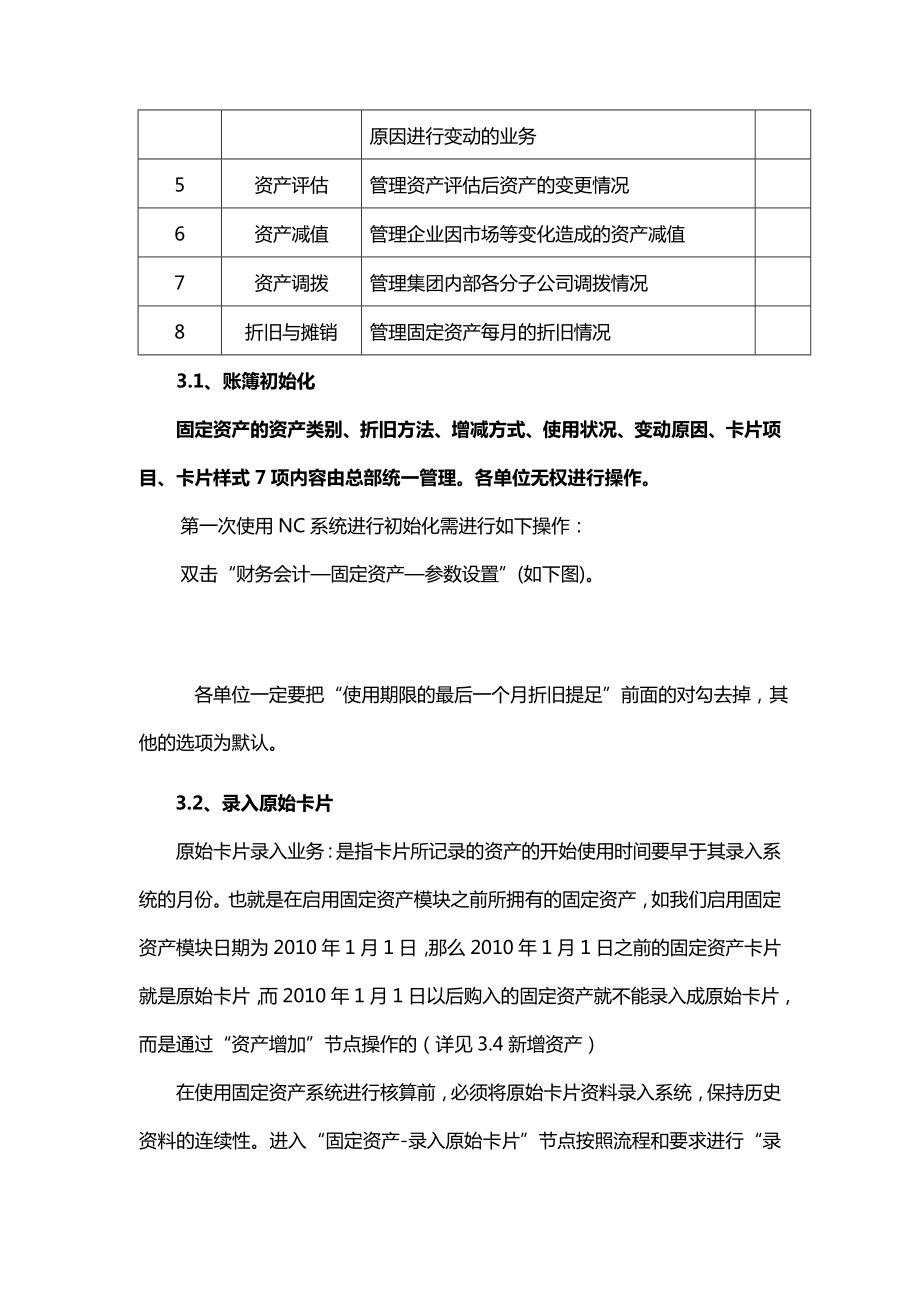 [资本管理资产管理]用友N固定资产操作手册.doc_第3页