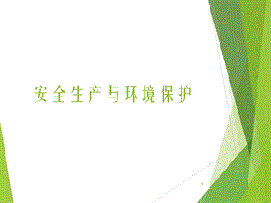 安全生产与环境保护.ppt