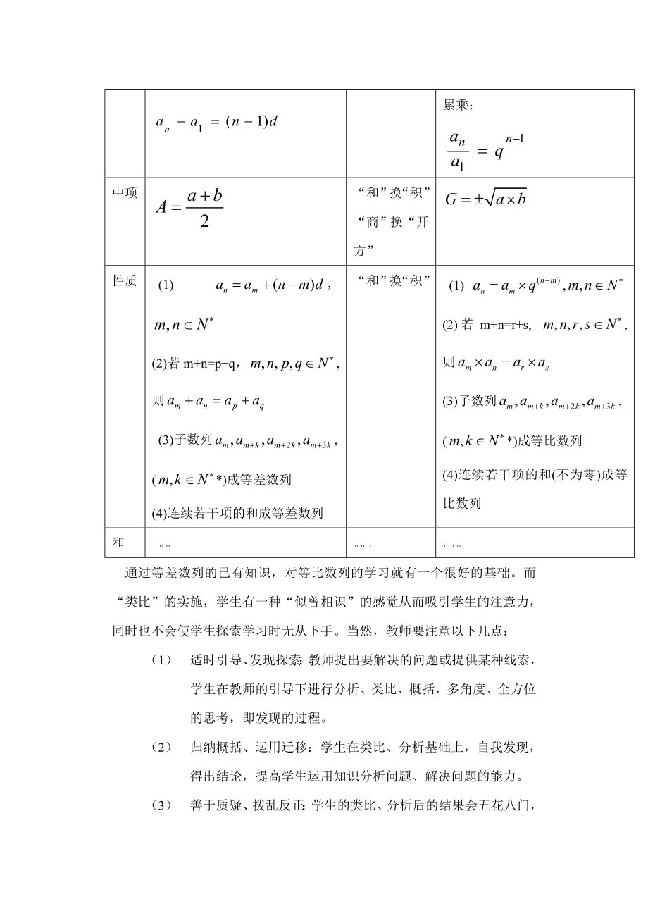 高中数学论文：“类比发现”教学模式在教学中的应用.doc_第3页