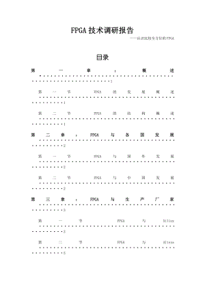 FPGA技术调研报告.doc