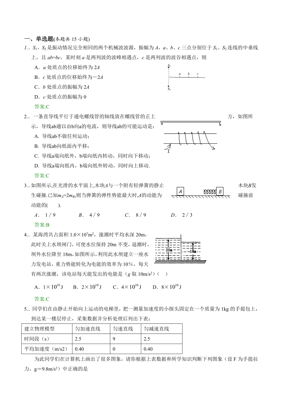 人教版高考物理课后练习 (185).doc_第1页