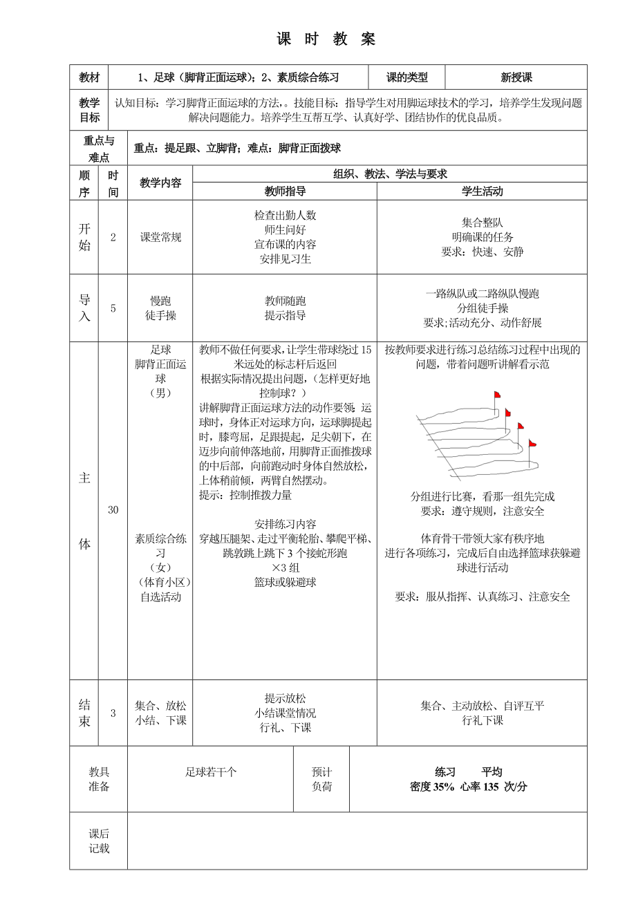 七年级足球单元教学计划.doc_第2页