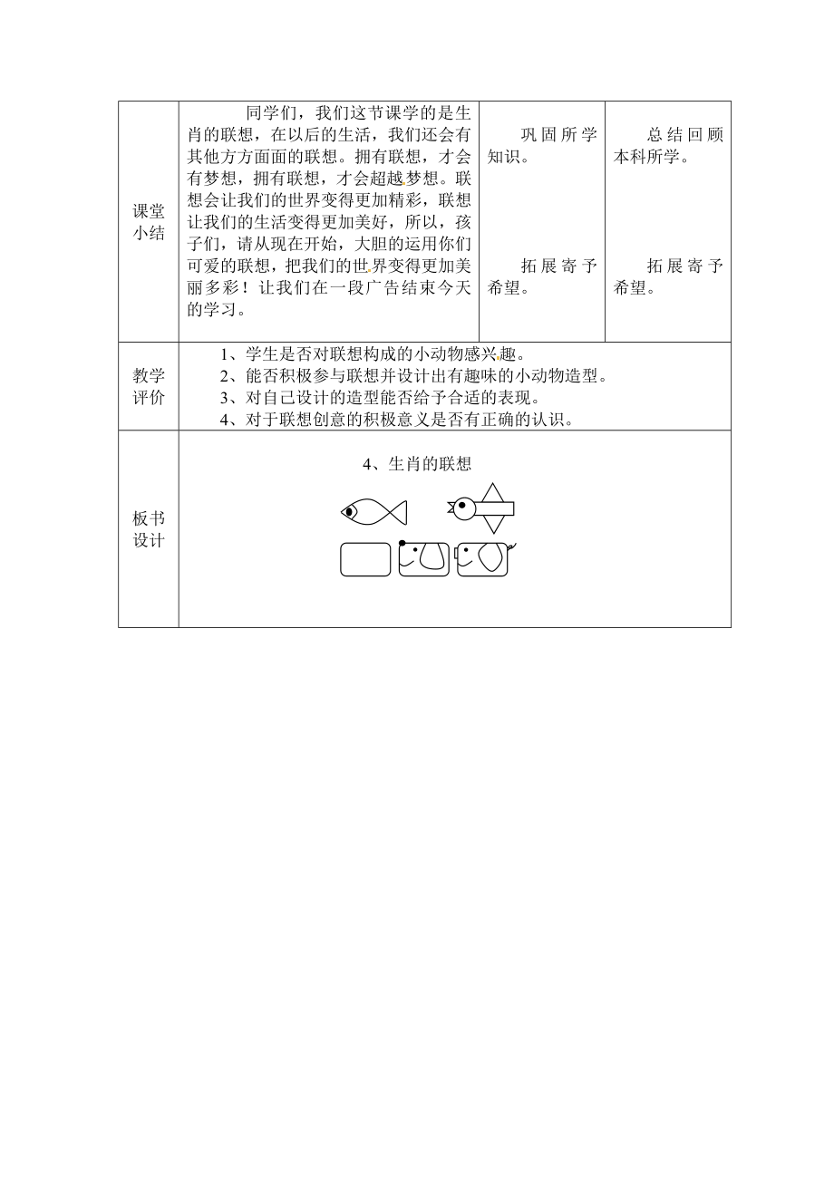 河南省安阳市二十三中学七级美术教学素材：生肖的联想教案.doc_第3页