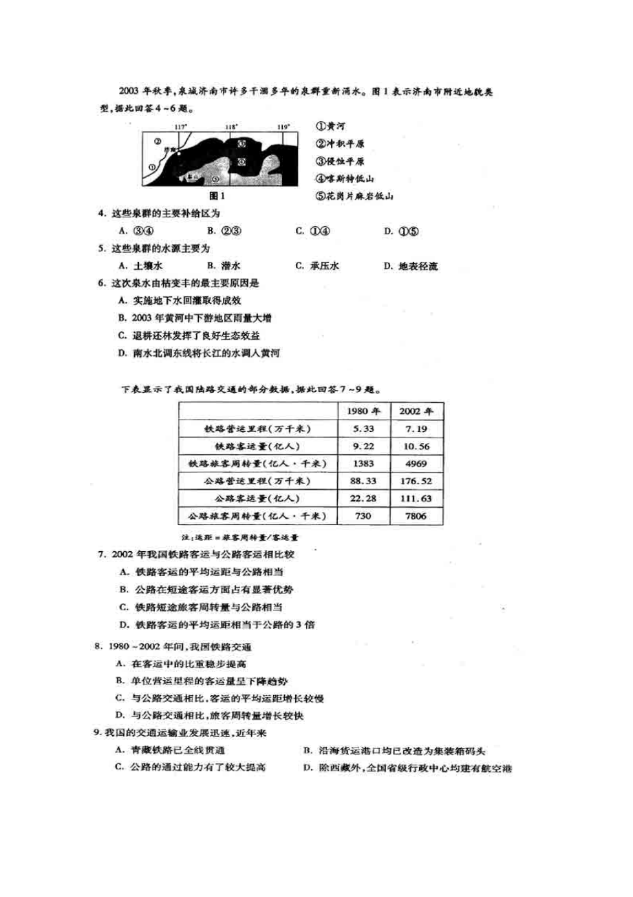 2004高考试题——文综(重庆卷)11.doc_第2页