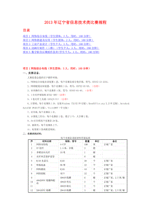 辽宁省信息技术类比赛规程.doc