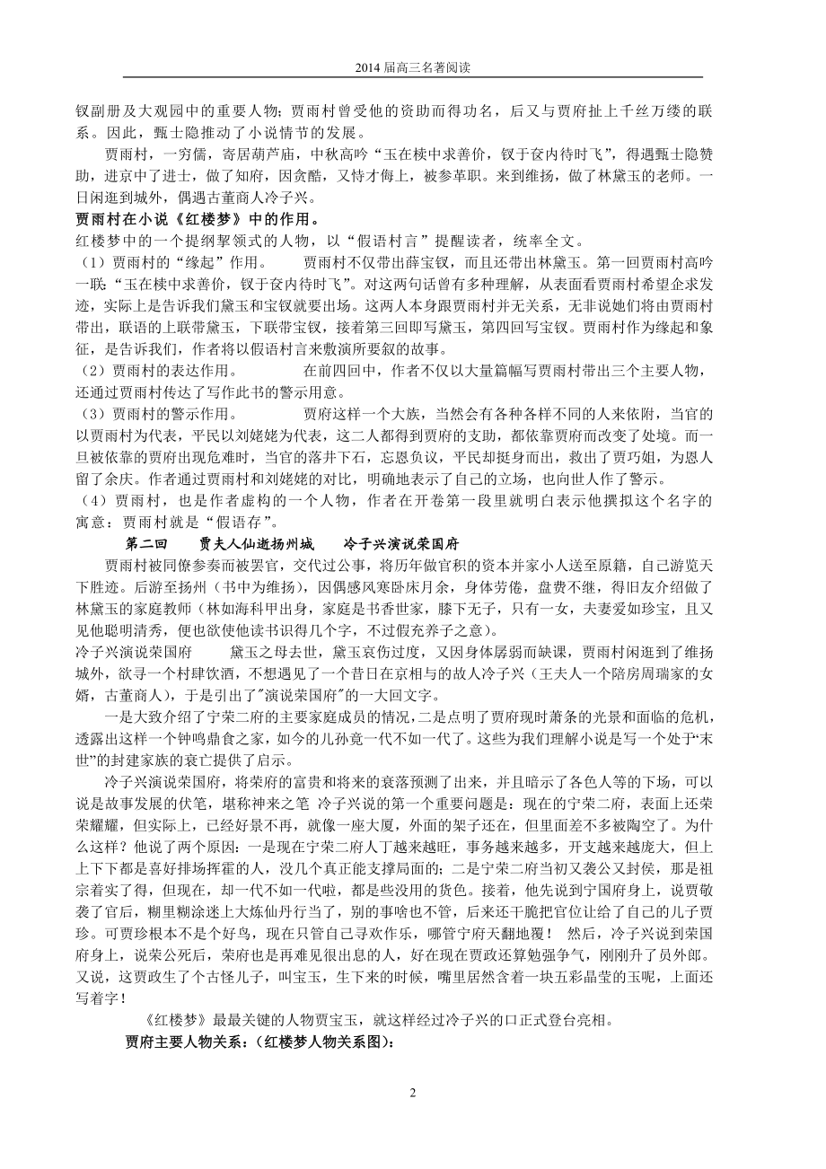 高中红楼梦重点考点整理(成稿).doc_第2页