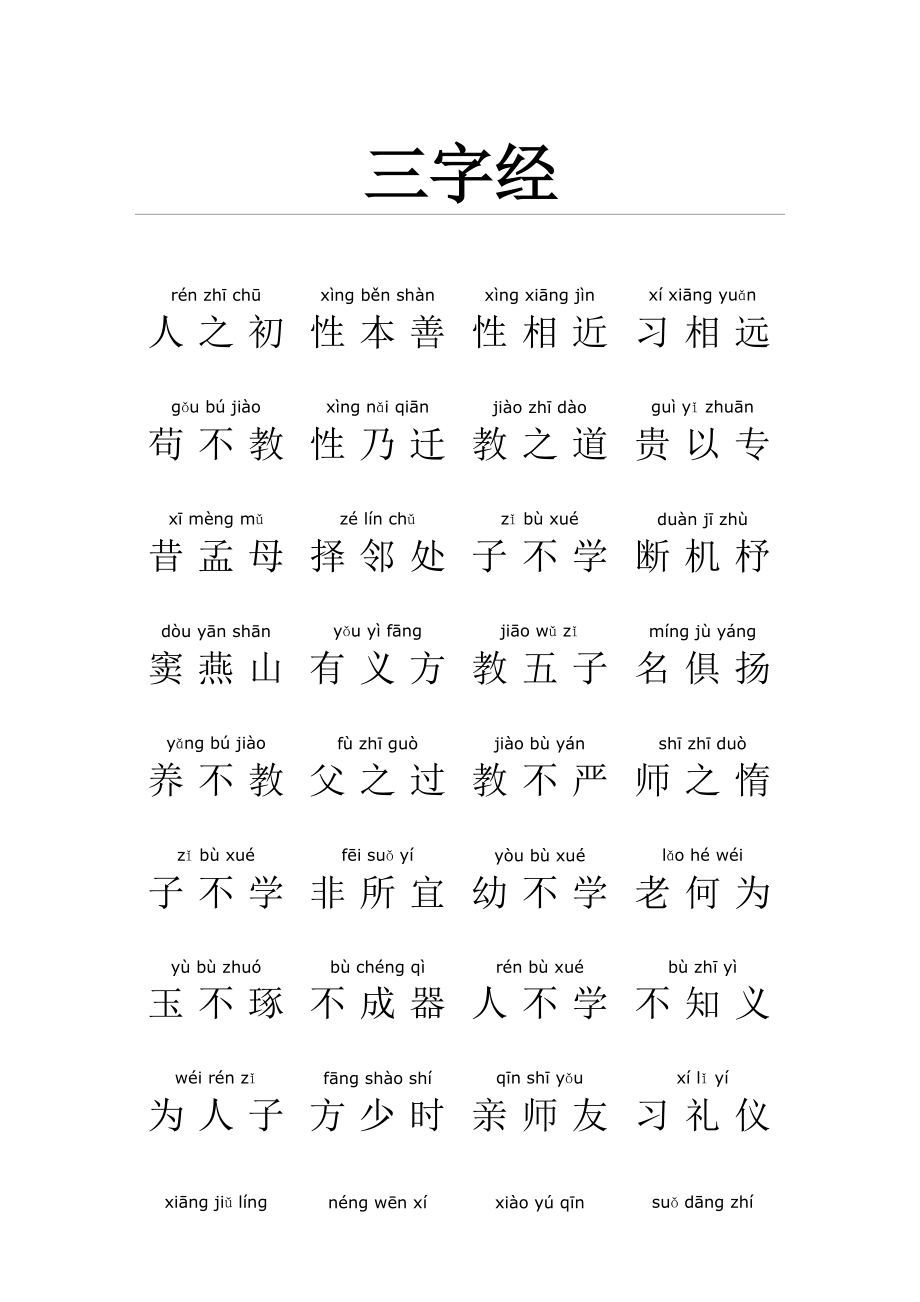 三字经带拼音(全文).doc_第1页