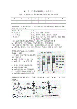 产业转移和资源跨区域调配对区域地理环境的影响.doc