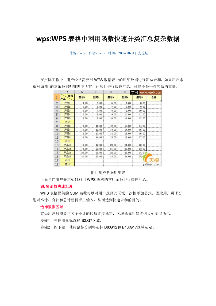 WPS表格函数技巧.doc_第1页