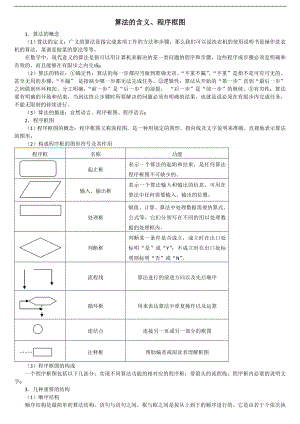 高中数学必修三讲义 知识点.doc