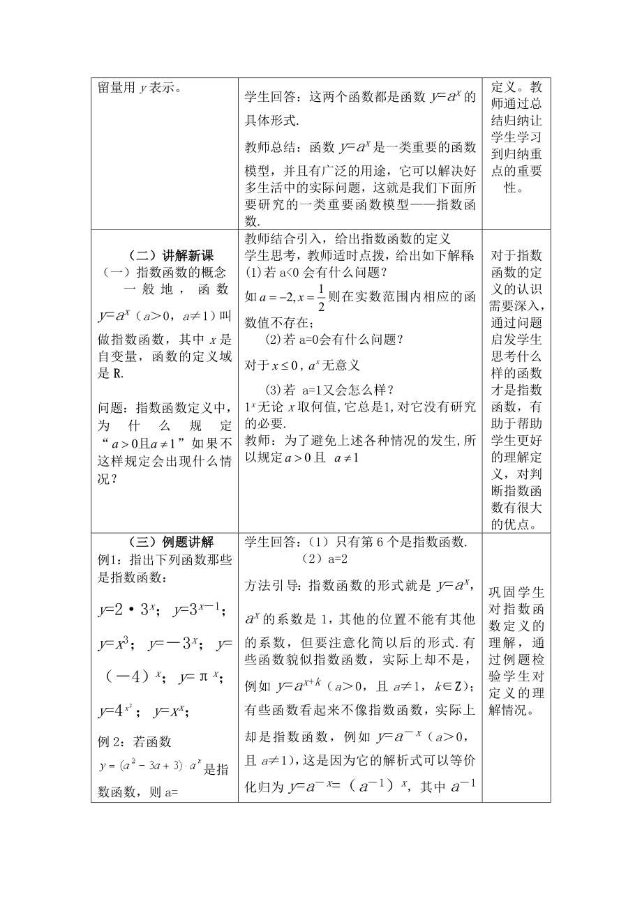 《指数函数及其性质》教学设计精编版.doc_第2页