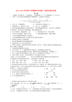 辽宁省五校高一生物下学期期末考试试题.doc