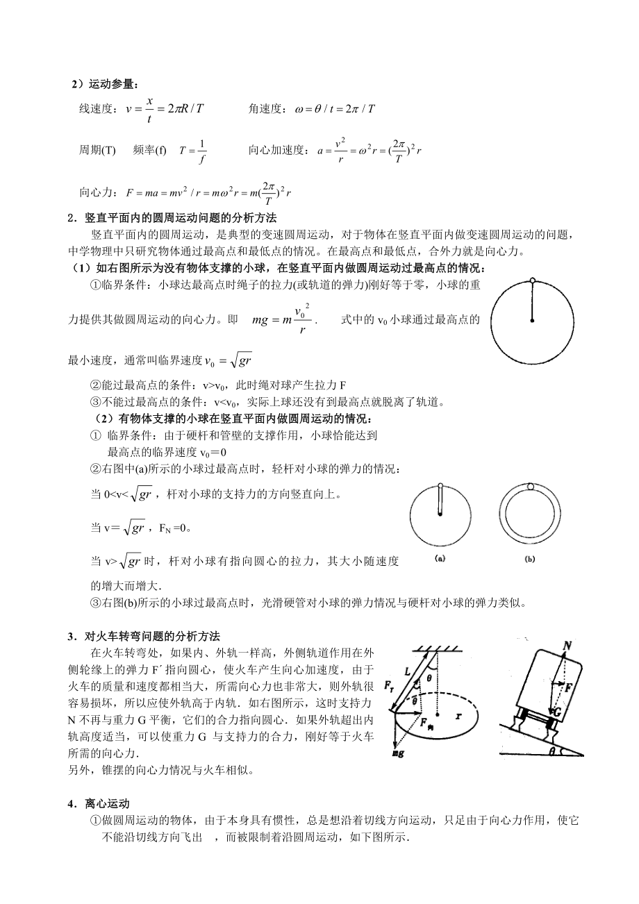 曲线运动知识点总结与经典题.doc_第3页