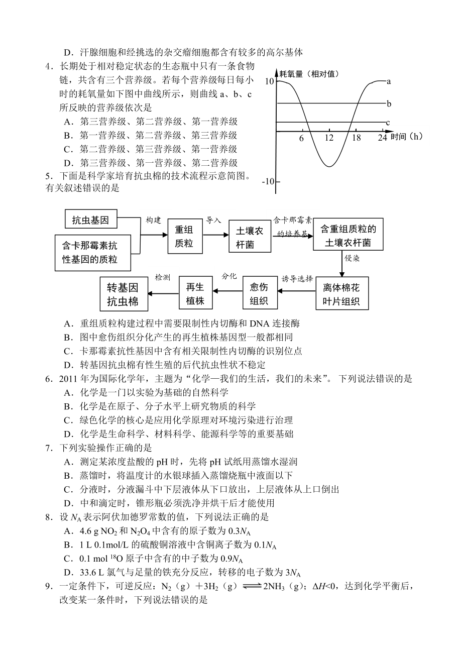 高三理科综合试卷.doc_第2页