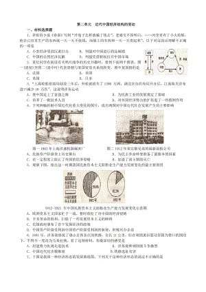 人教版高三历史必修二第三单元材料导读学案.doc