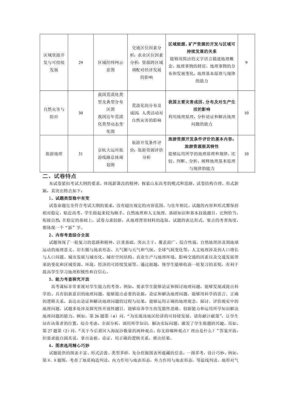 高三地理试题分析评价报告.doc_第3页