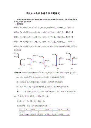 导数中的任意性与存在性问题探究.doc