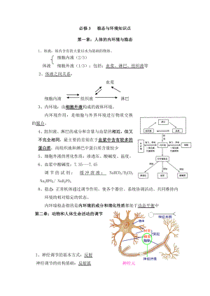 高中生物必修3知识点总结.doc