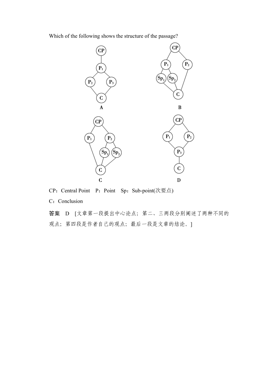 创新设计】高考英语（北师大版）一轮学以致用：阅读与理解（11）Word版含解析.doc_第2页