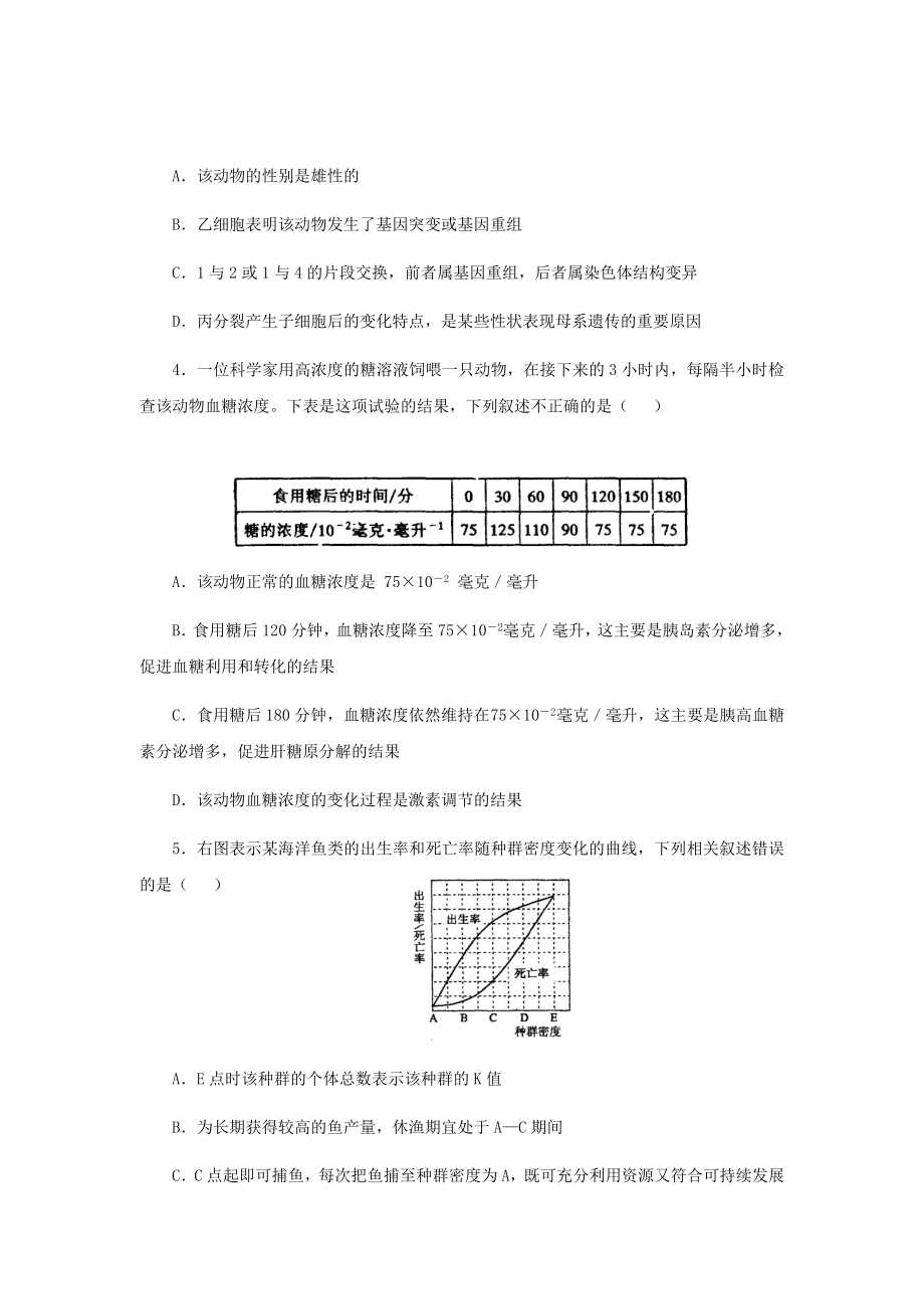 高考理综押题卷.doc_第2页