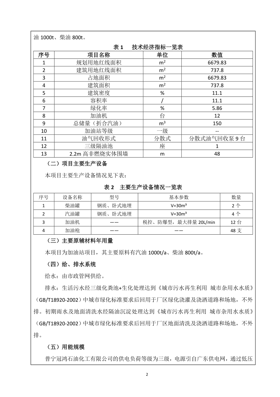 环境影响评价报告公示：普宁冠鸿石油化工加油站建设普宁冠鸿石油化工普宁市环评报告.doc_第3页