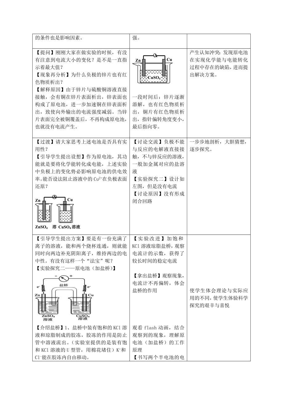 人教版选修四第四章《电化学基础》《原电池》教学设计.doc_第3页