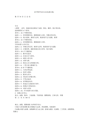 高中数学知识点总结(最全版).doc