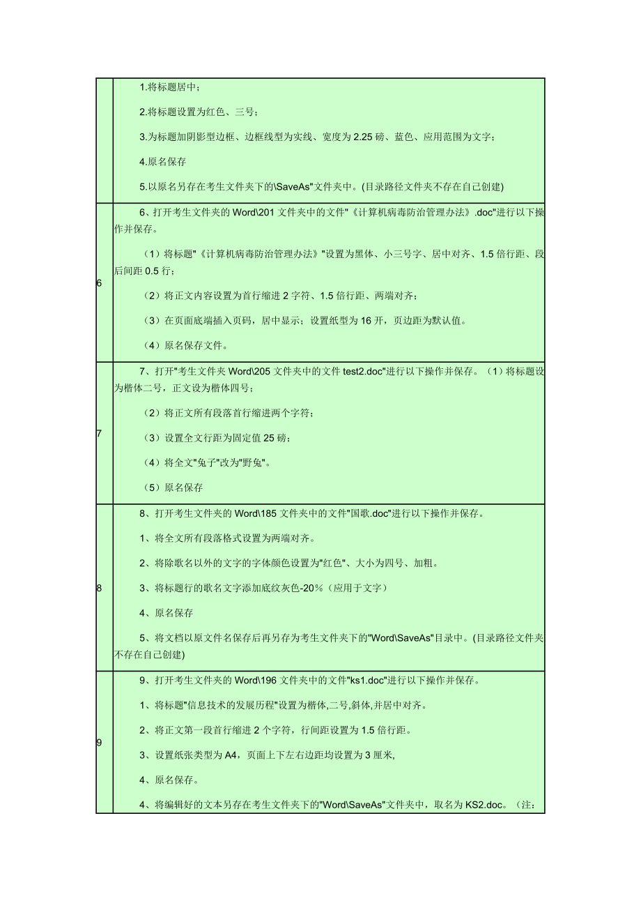 信息技术会考WORD操作题.doc_第2页