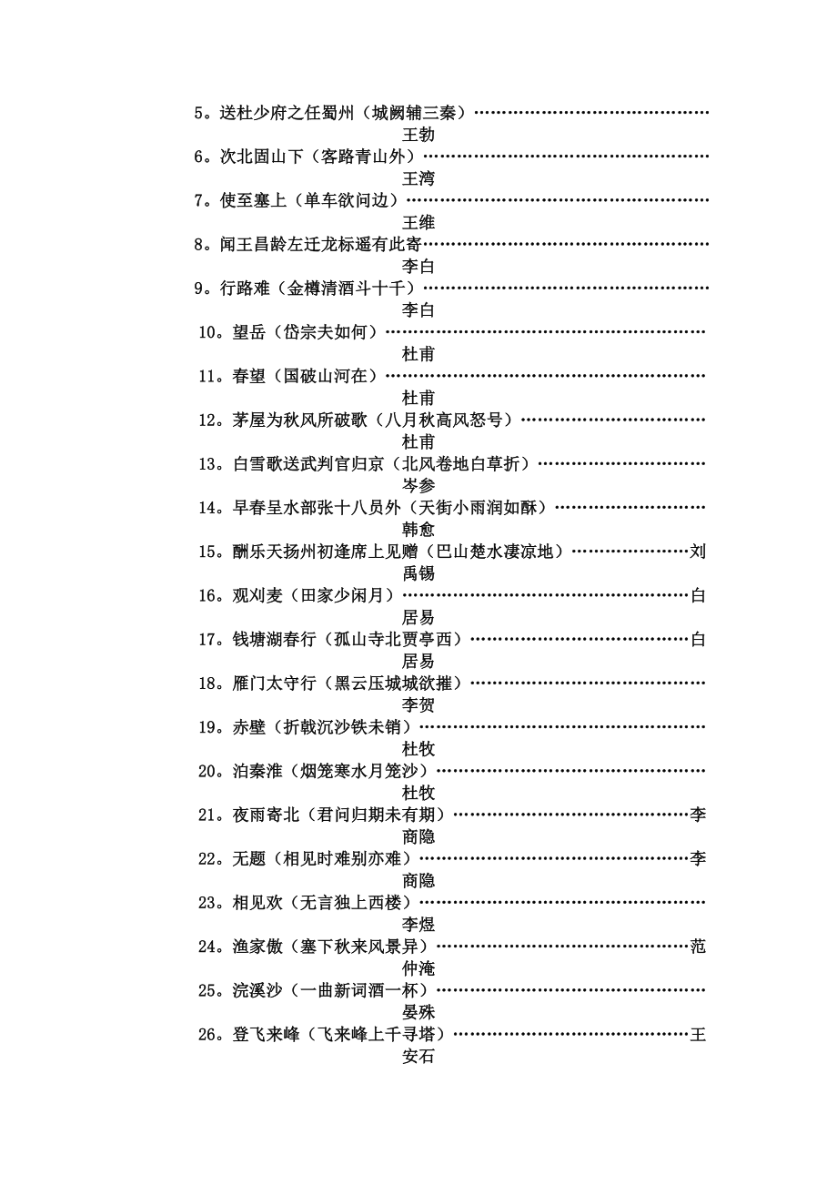 辽宁省高考必背古诗文64篇.doc_第2页