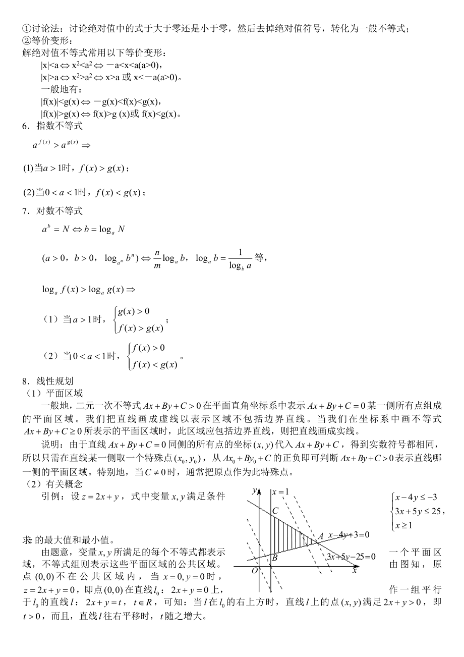 高考数学复习知识清单——不等式的性质1.doc_第3页