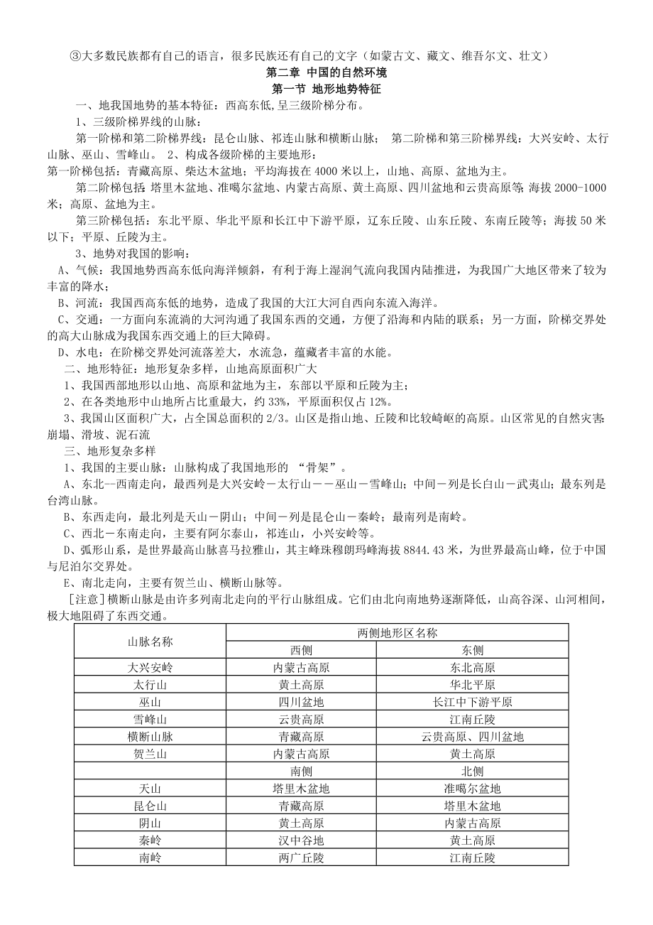 商务星球地理八级上册复习提纲图文.doc_第2页