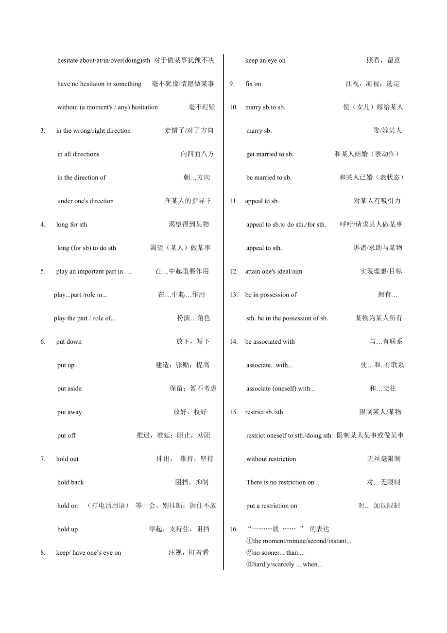 外研版高中英语选修6重点短语.doc_第3页