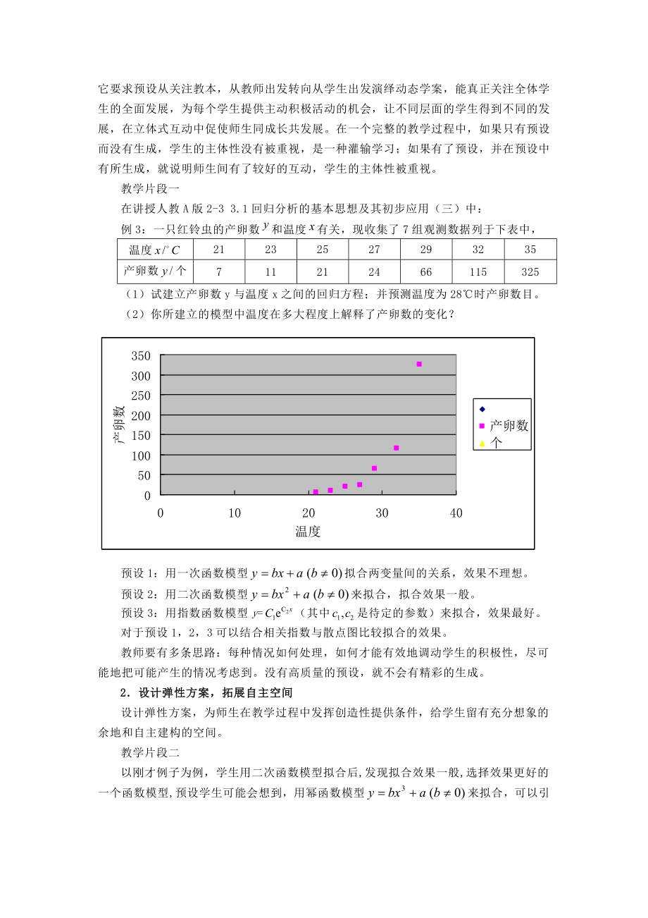 高中数学教学论文：巧用动态生成,绽放教学精彩.doc_第2页