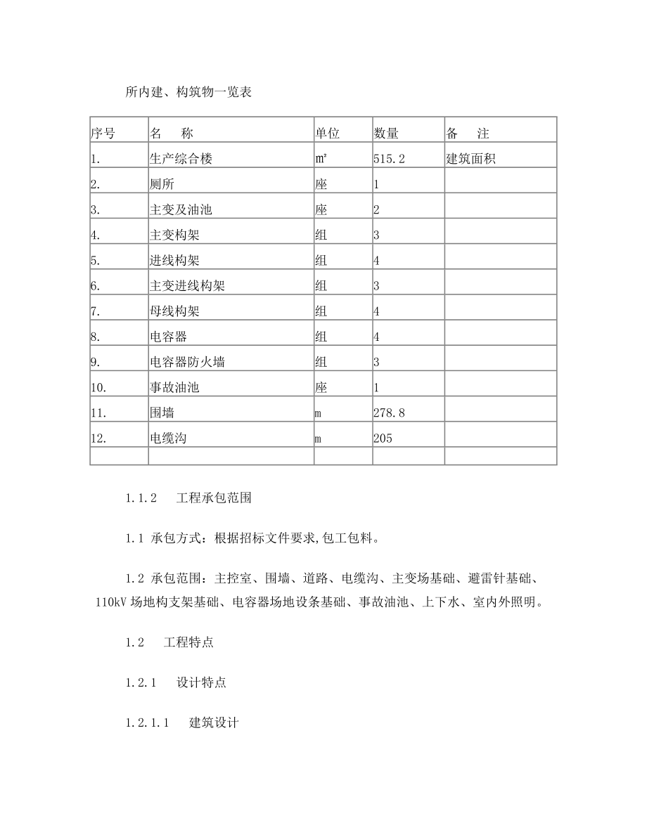 110kV变电所工程施工组织设计.doc_第2页