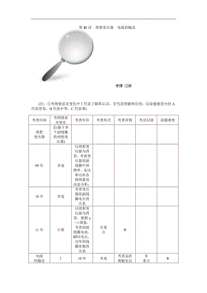 高中物理选修32第五章第41讲　理想变压器　电能的输送.doc