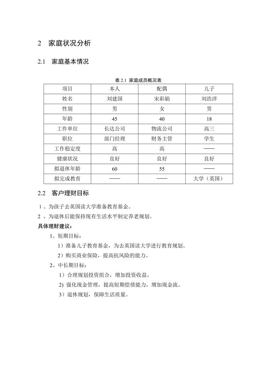 个人理财家庭理财规划方案设计.doc_第2页